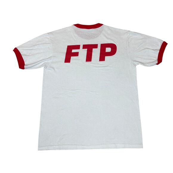 FTP F*ck the Population Logo Ringer Tee Shirt Men's Large - Picture 1 of 10
